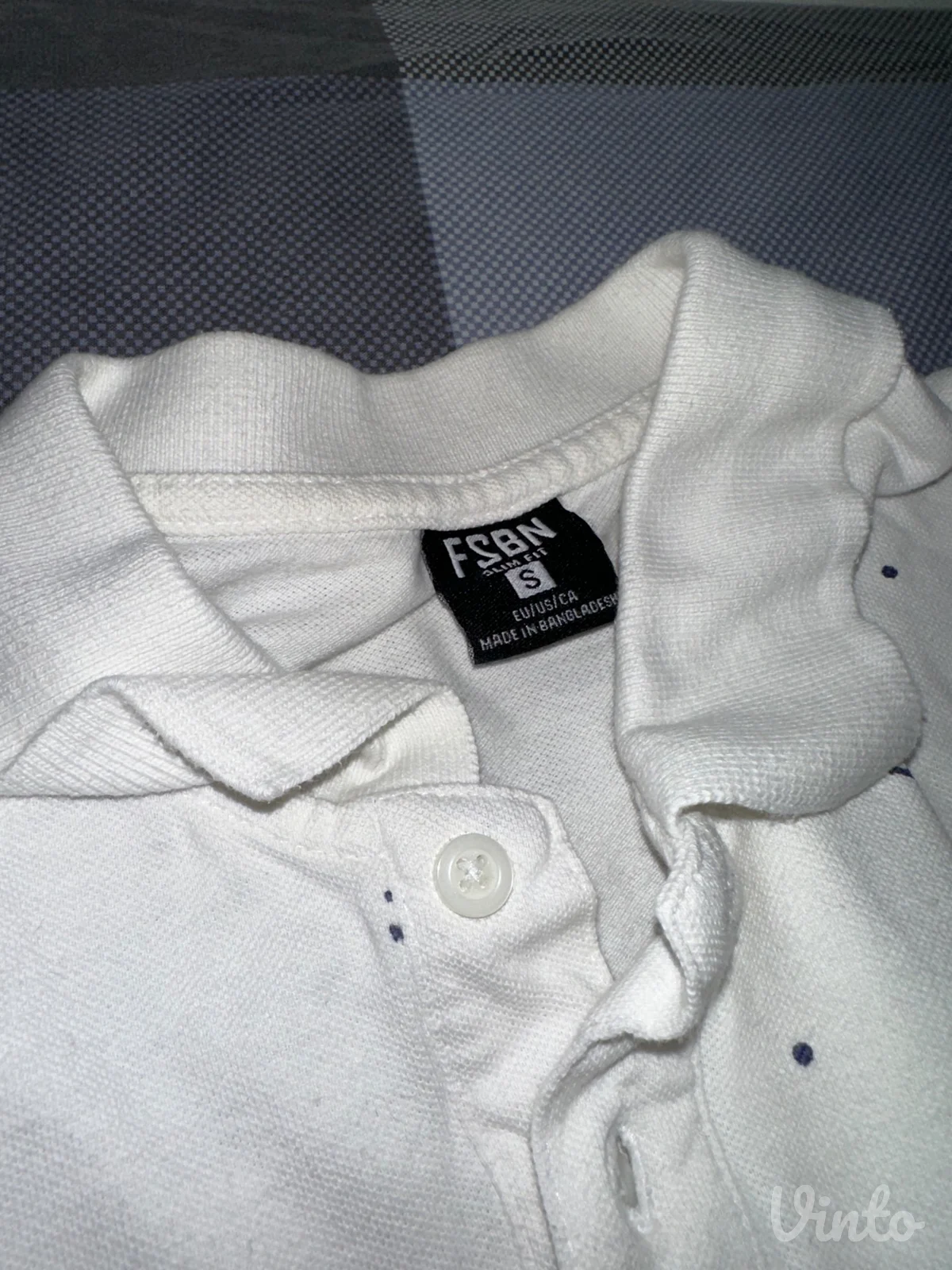 FSBN bela polo majica