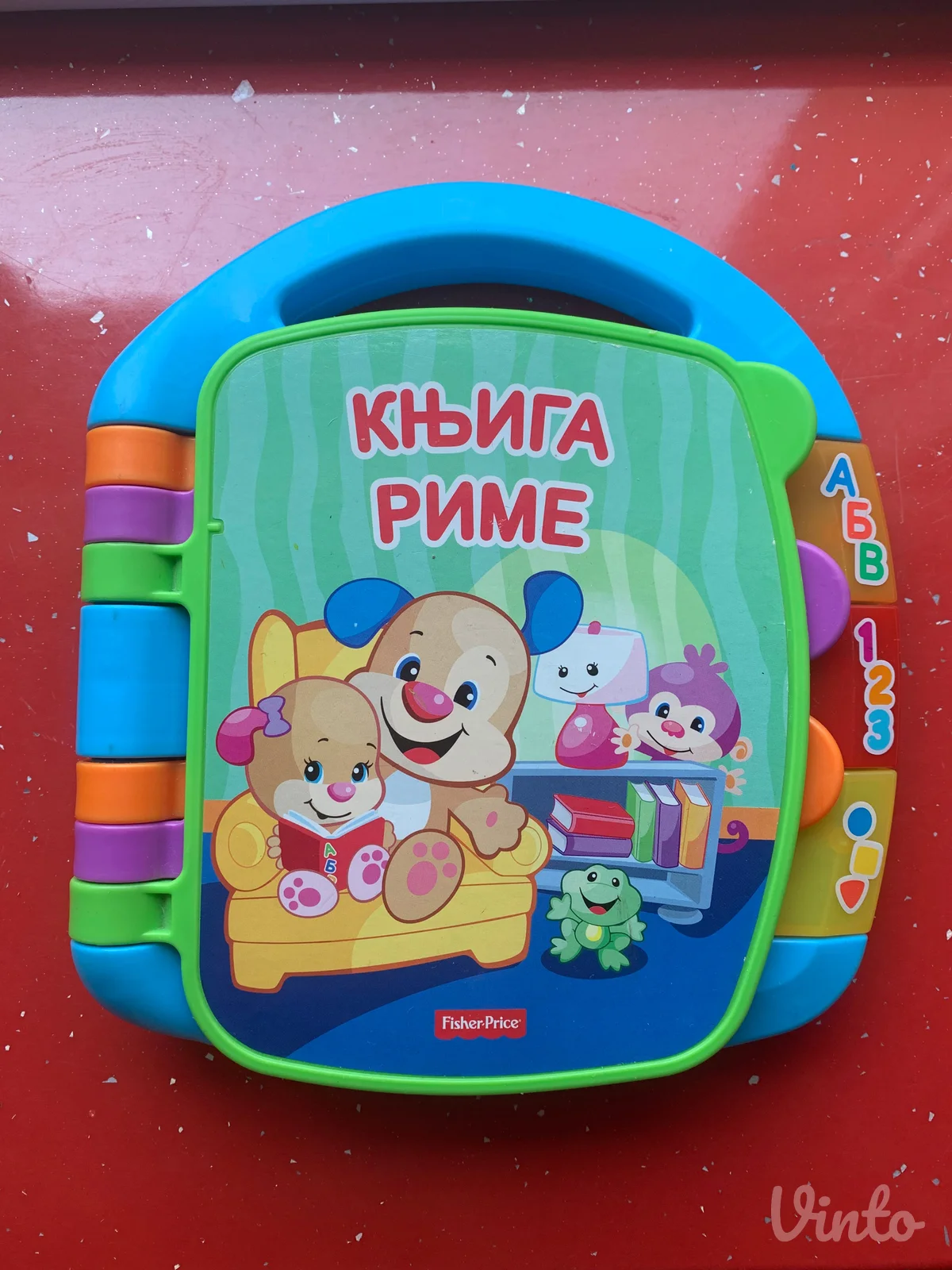 FISHER PRICE igračka za bebe Knjiga Rime