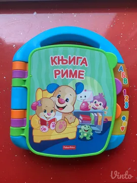 FISHER PRICE igračka za bebe Knjiga Rime