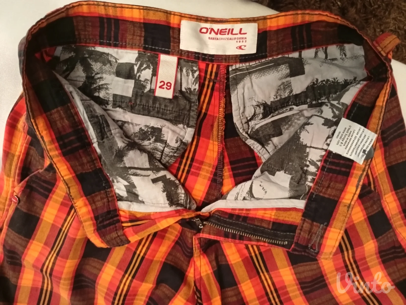 O'NEILL Original Karirane Bermude / Šorc (Veličina 29)