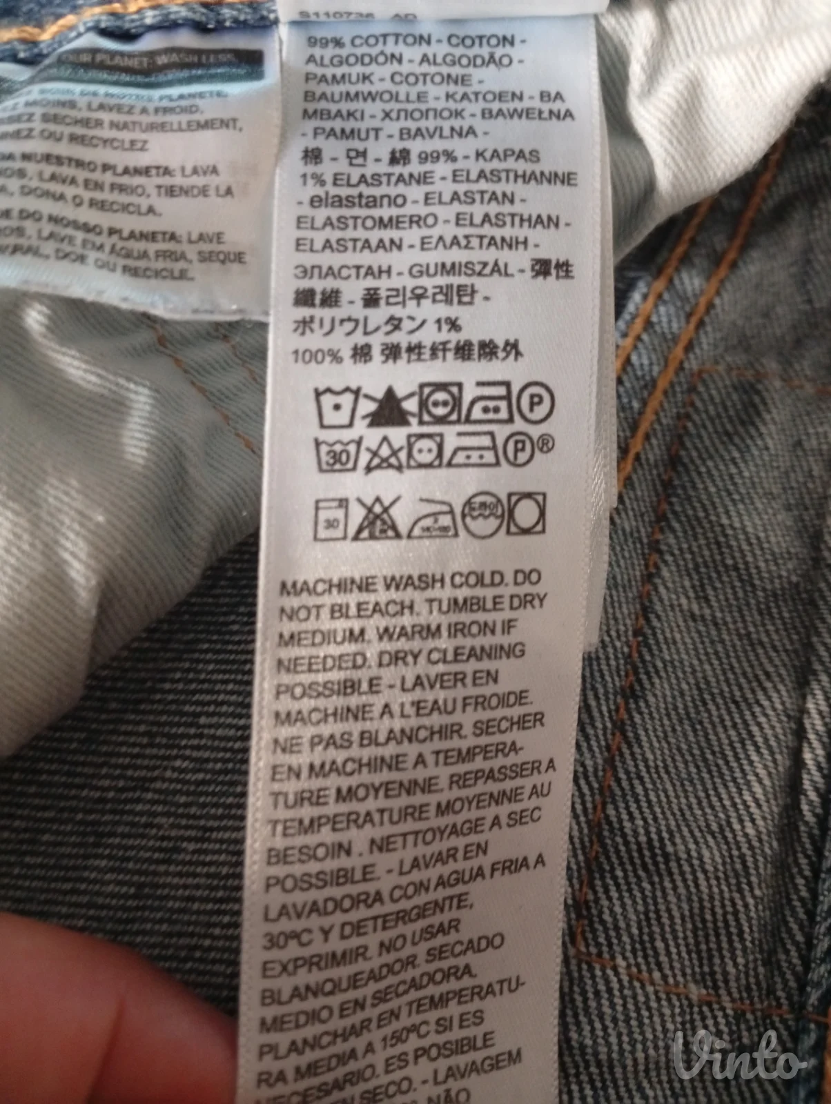 Levi's 501 Original muške farmerke - W34 / L36 ( kao nove )