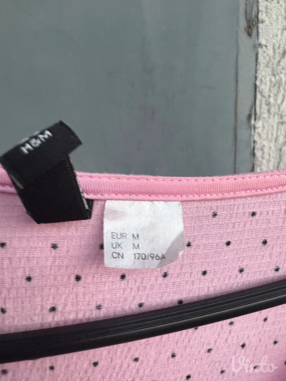 vintage roze mini haljina