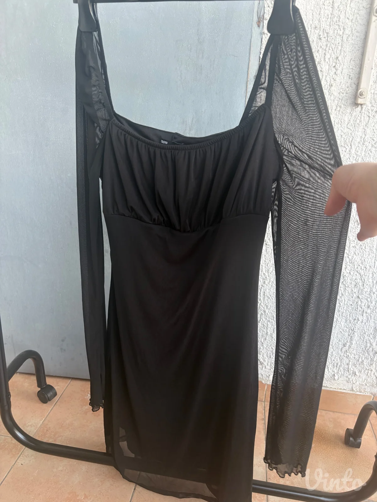 goth haljina sa rukavima