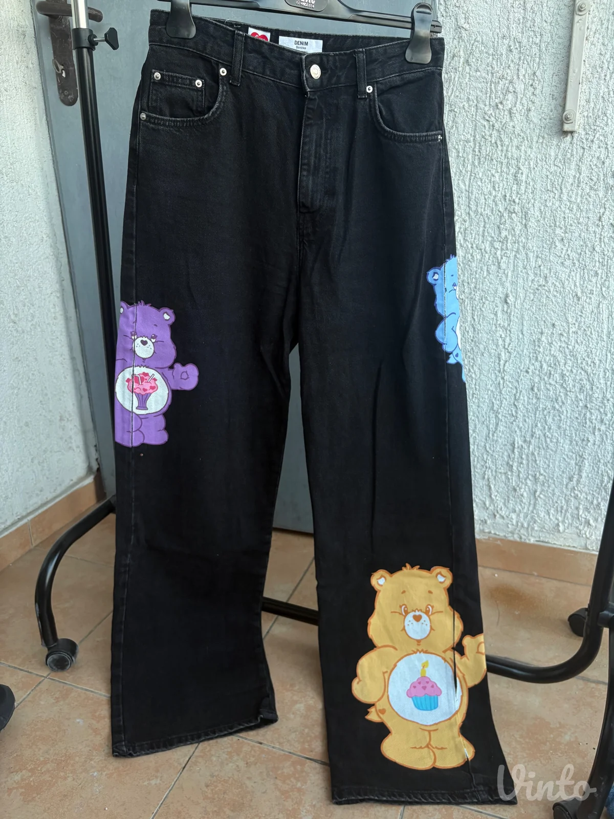 vintage care bears pantalone