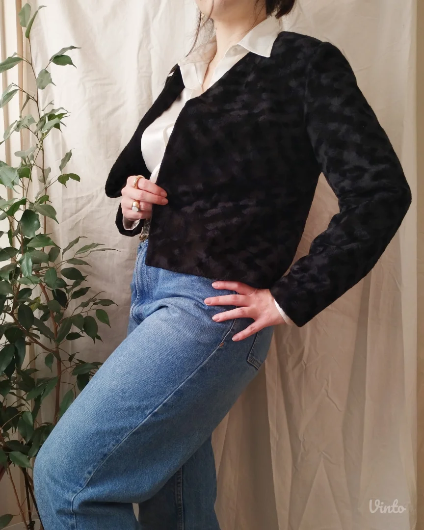 Eko crna jakna-bunda