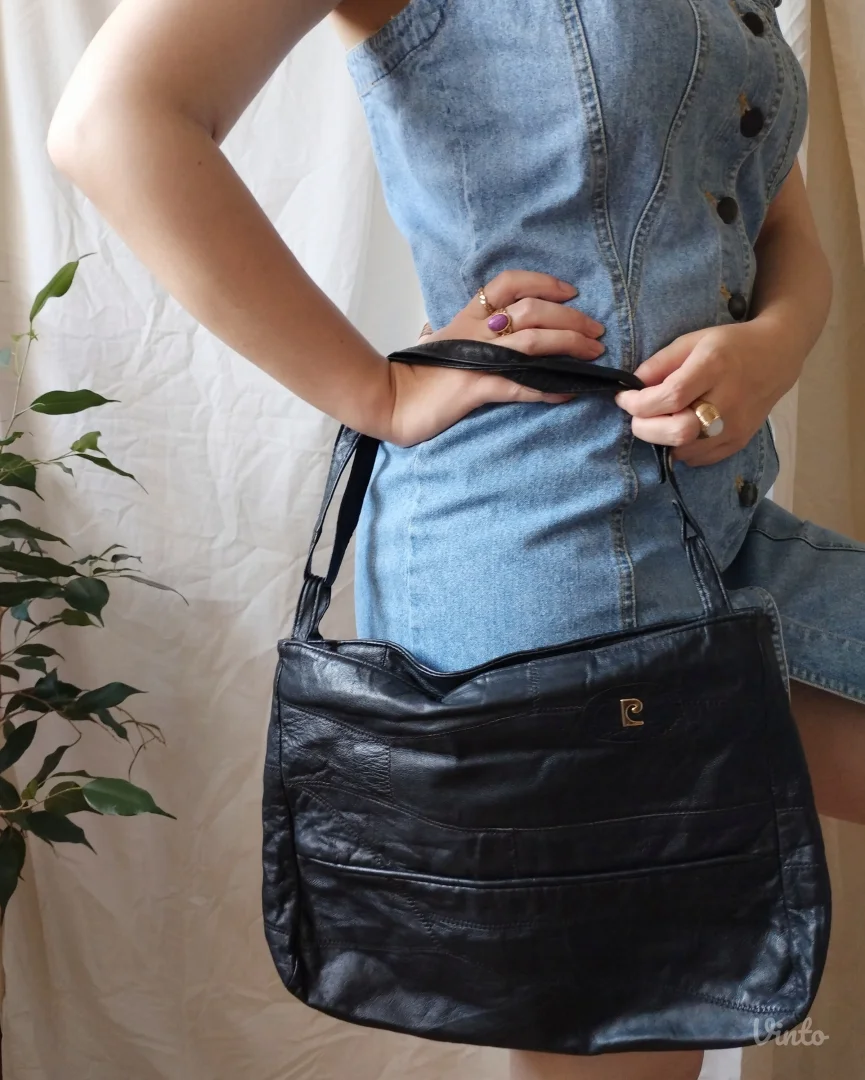 vintage kožna torba