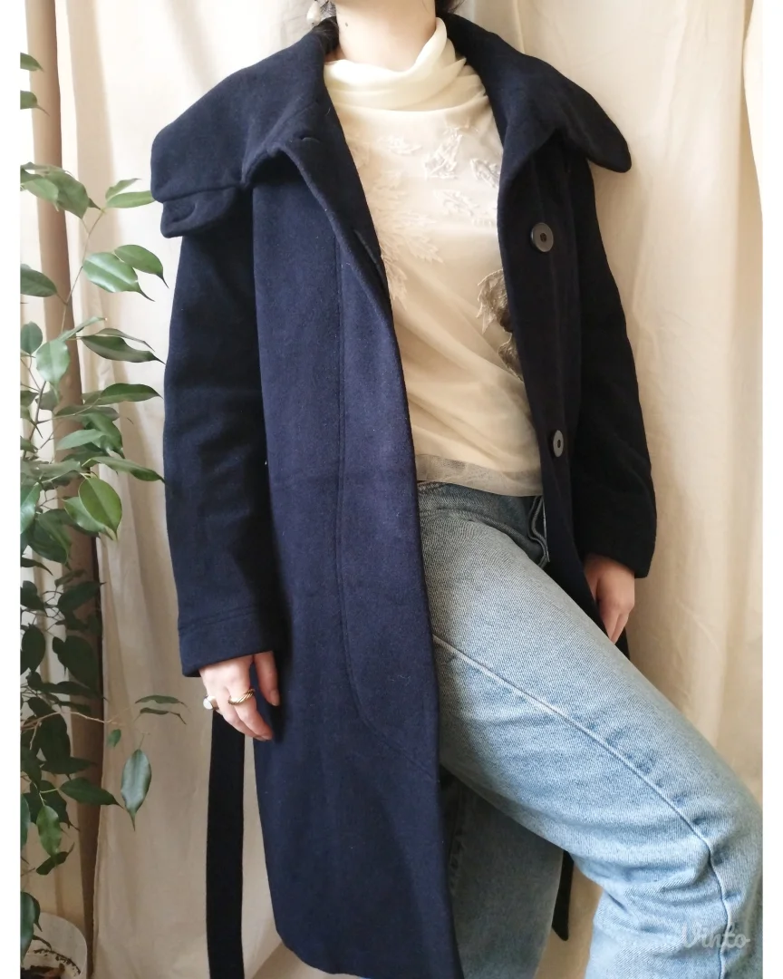 HÜCKE MODE COLLECTION kaput od angora i jagnjeće vune