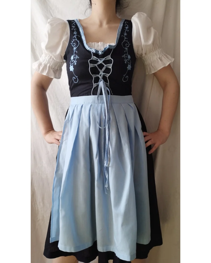 Bongossi-Trade dirndl set – haljina, bluza i kecelja