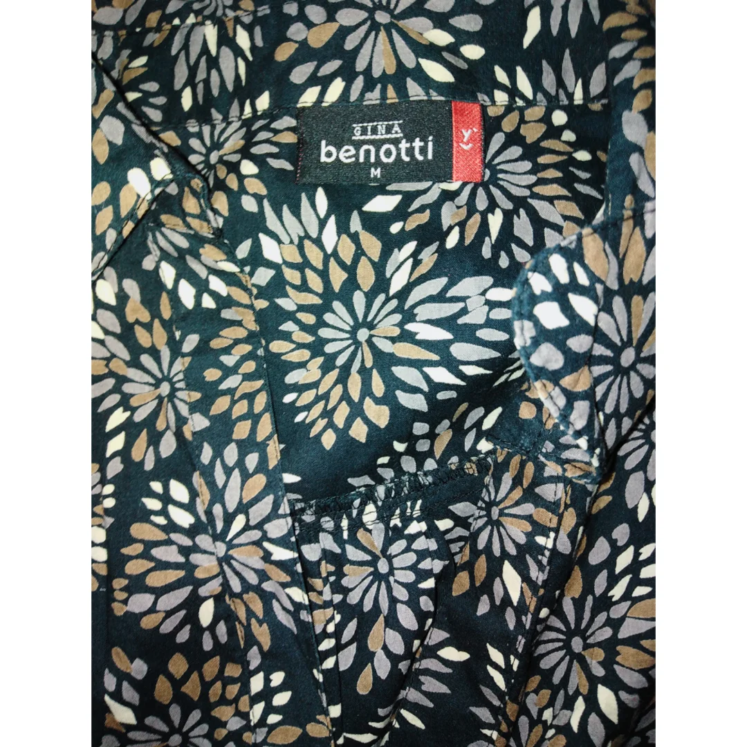 GINA BENOTTI košulja sa apstraktnim cvetnim printom