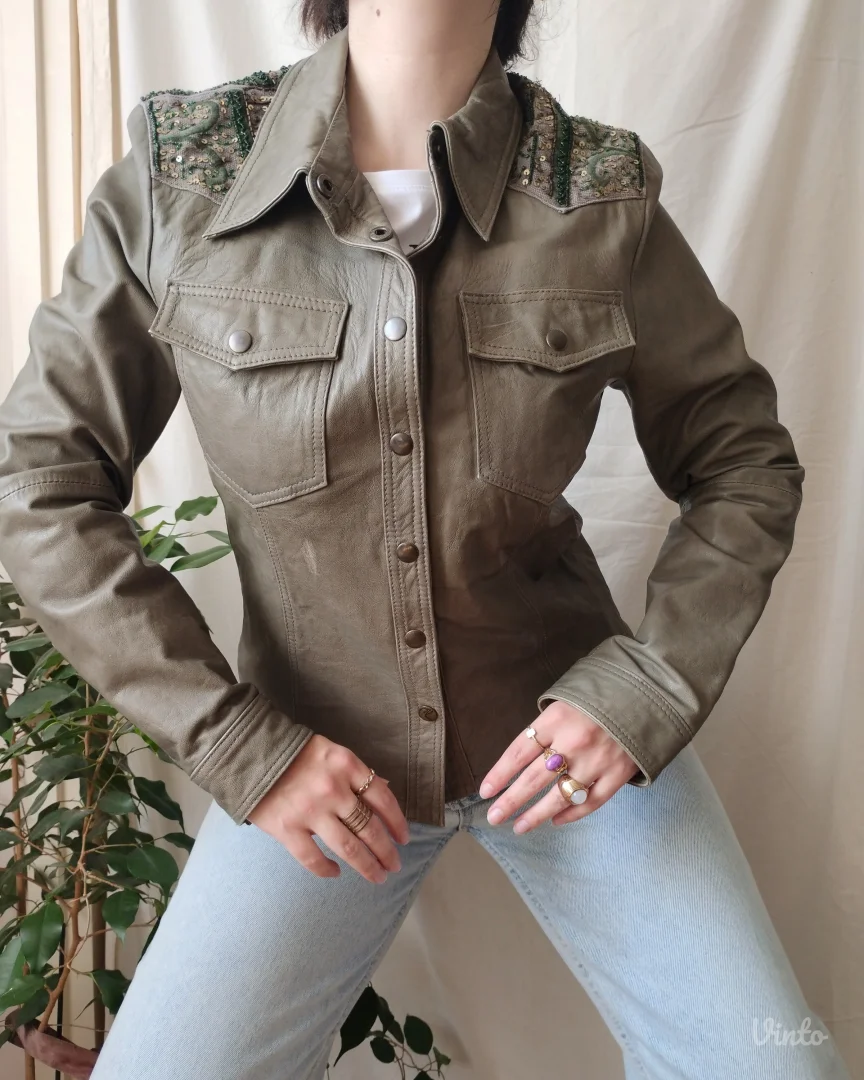 Vintage Goosecraft kožna jakna