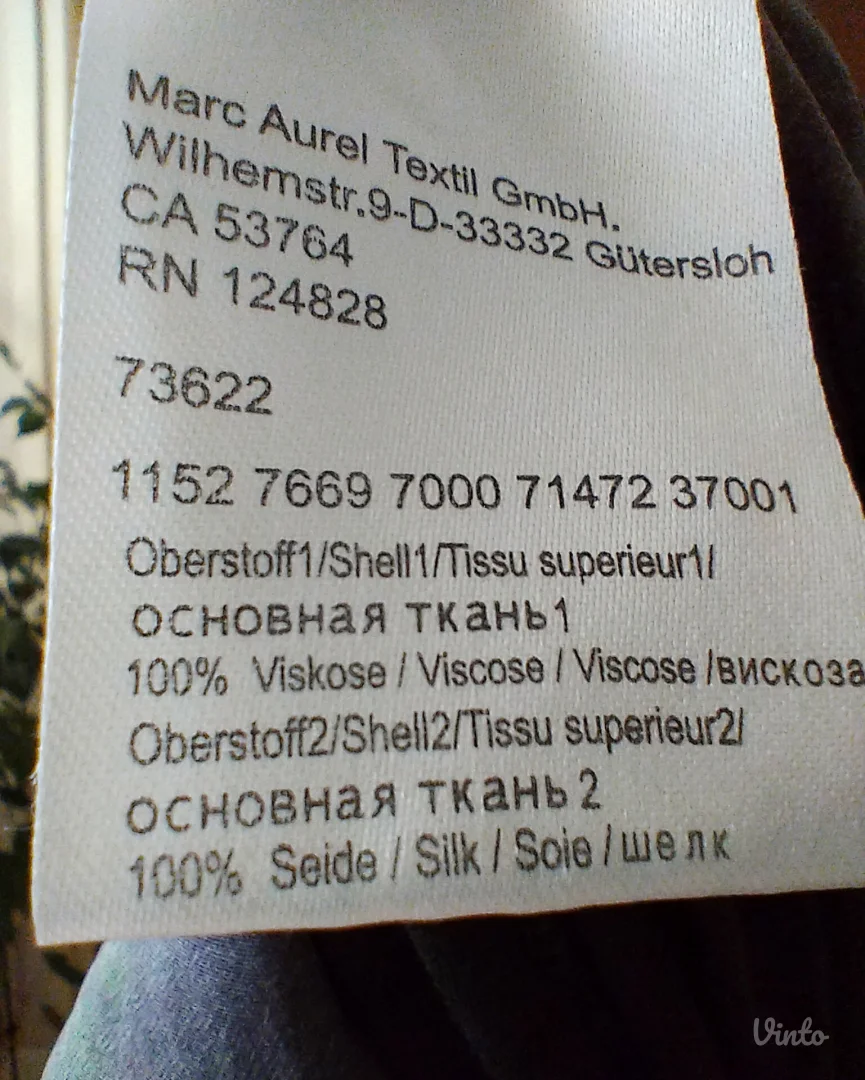 MARC AUREL svilena tunika