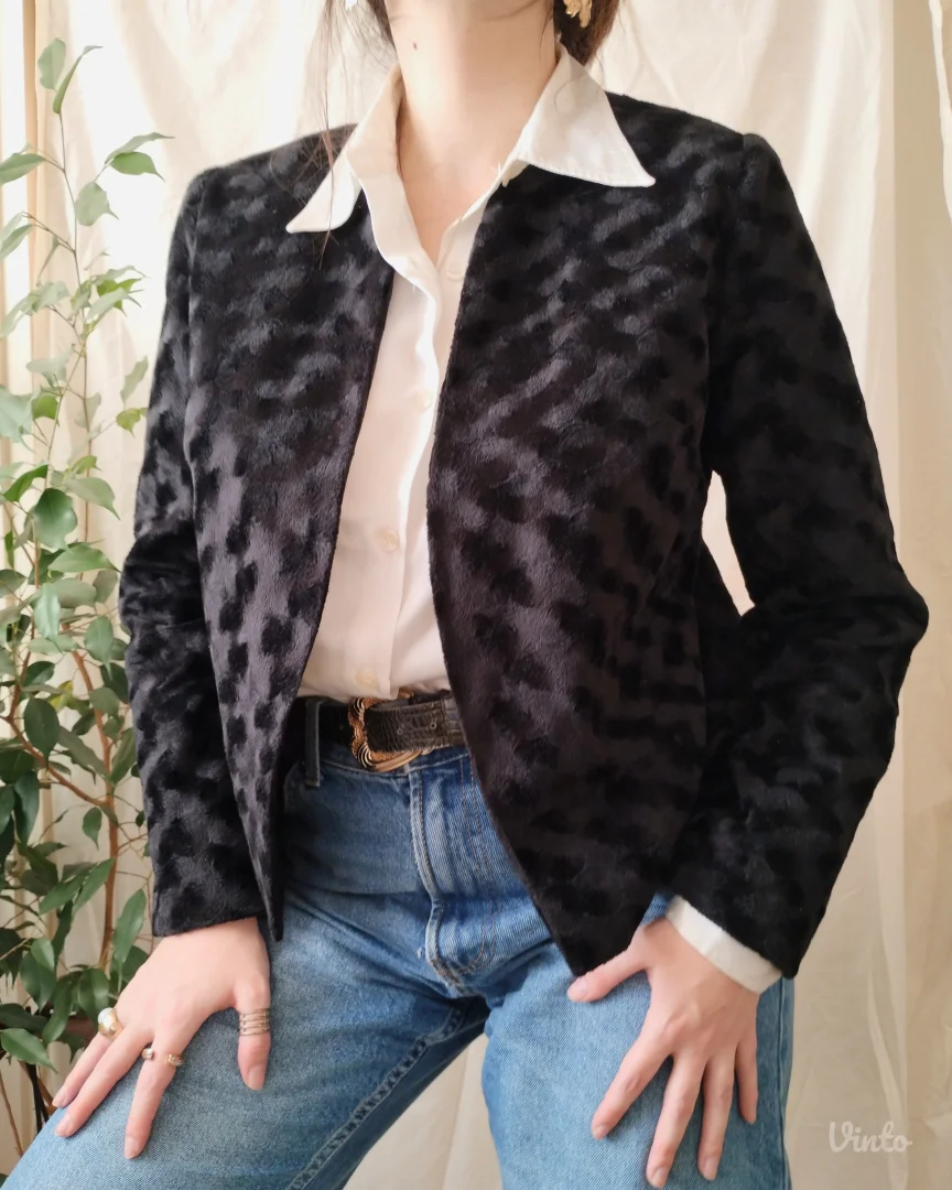 Eko crna jakna-bunda