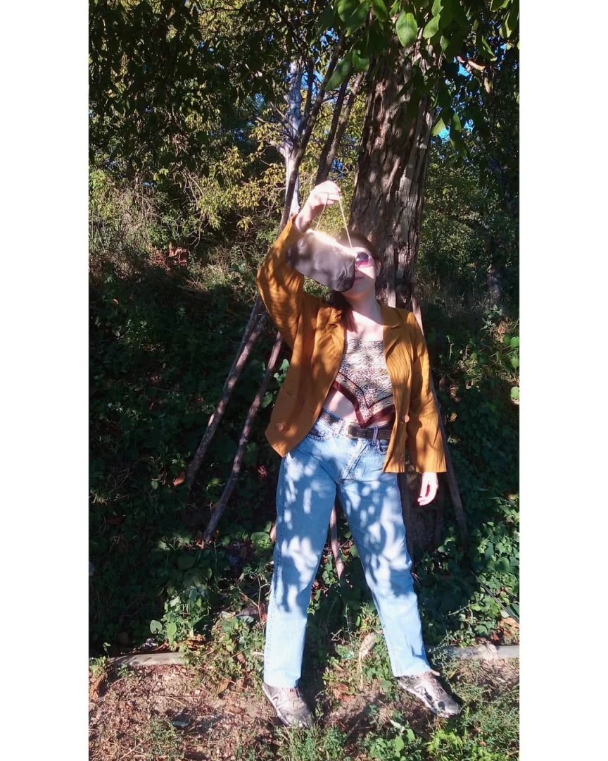 vintage oversized jakna iz 80-ih