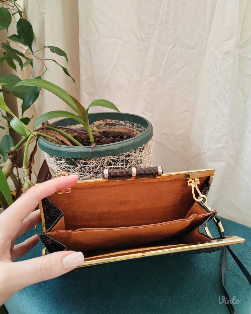 Vintage kožna torbica