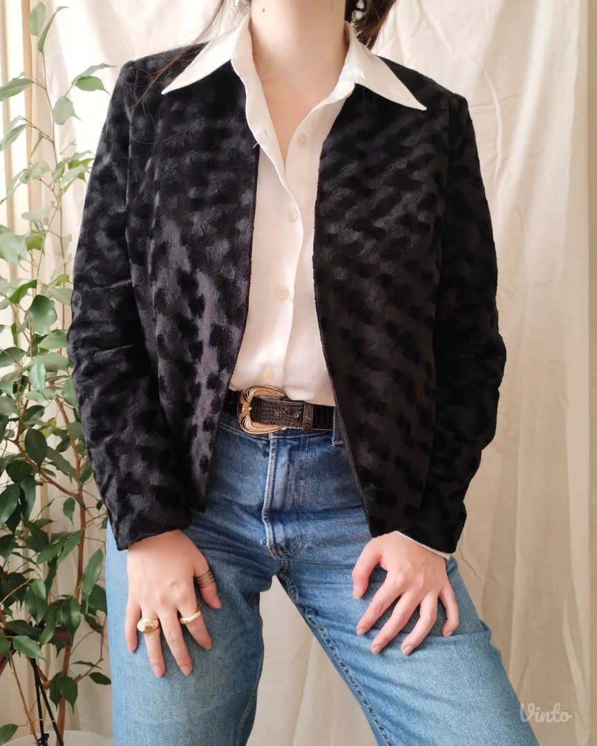 Eko crna jakna-bunda