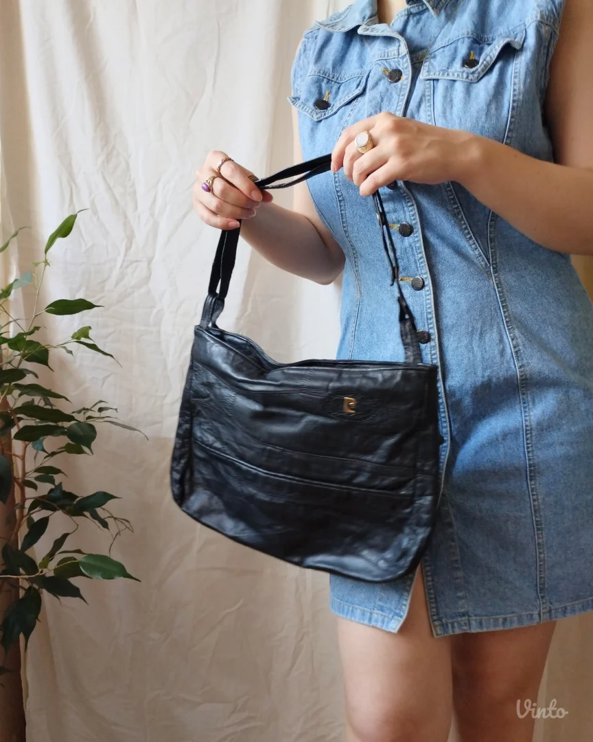 vintage kožna torba