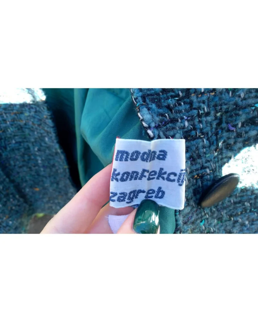 MODNA KONFEKCIJA ZAGREB — vintage komplet (blejzer + suknja)