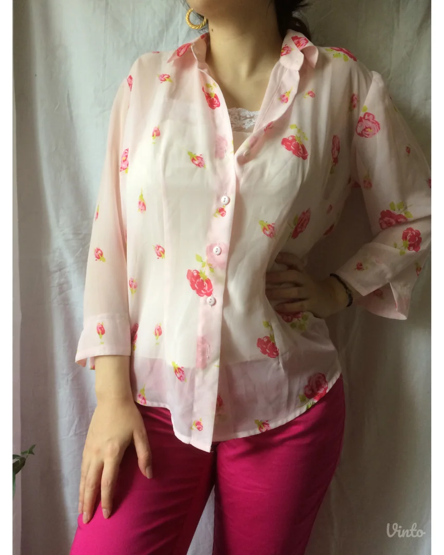 Providna košulja sa cvetnim printom