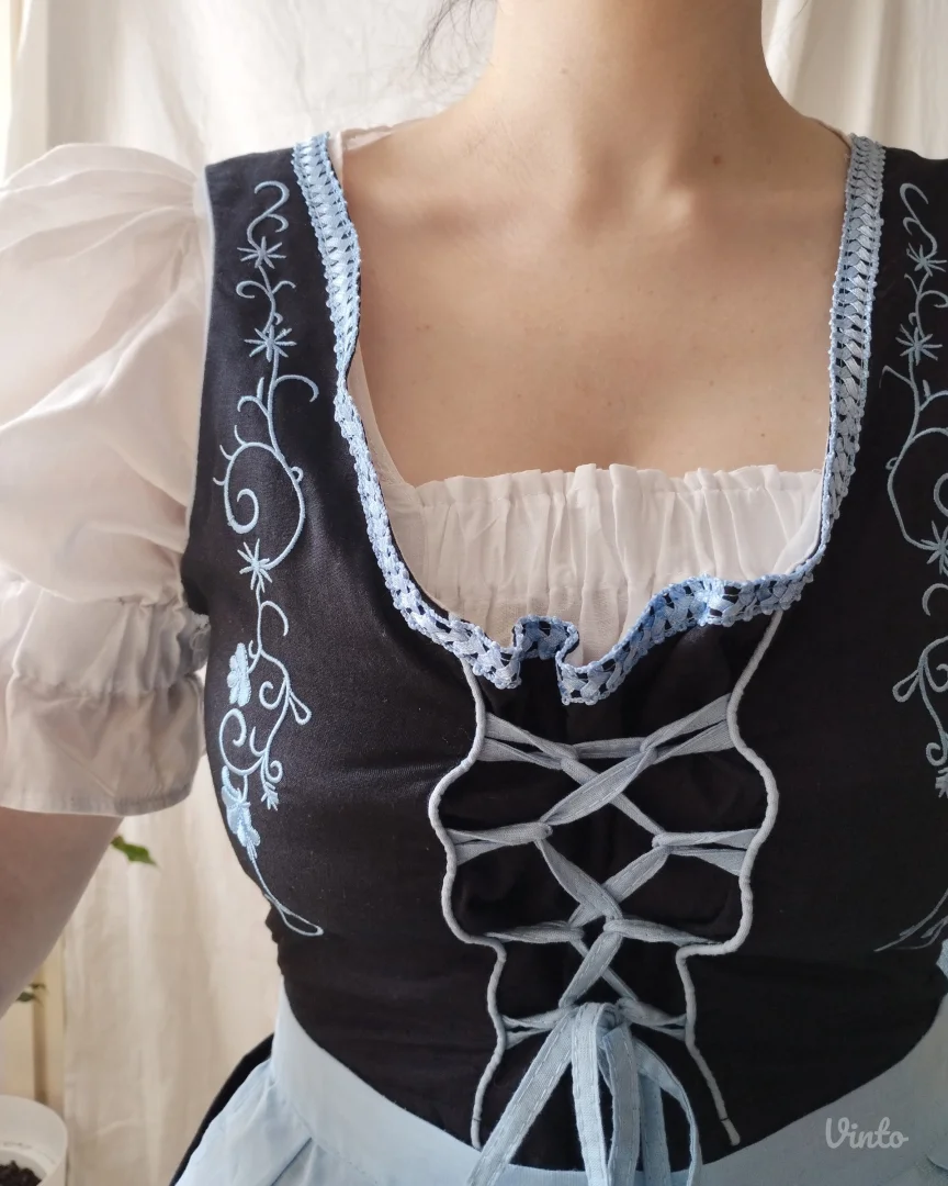 Bongossi-Trade dirndl set – haljina, bluza i kecelja
