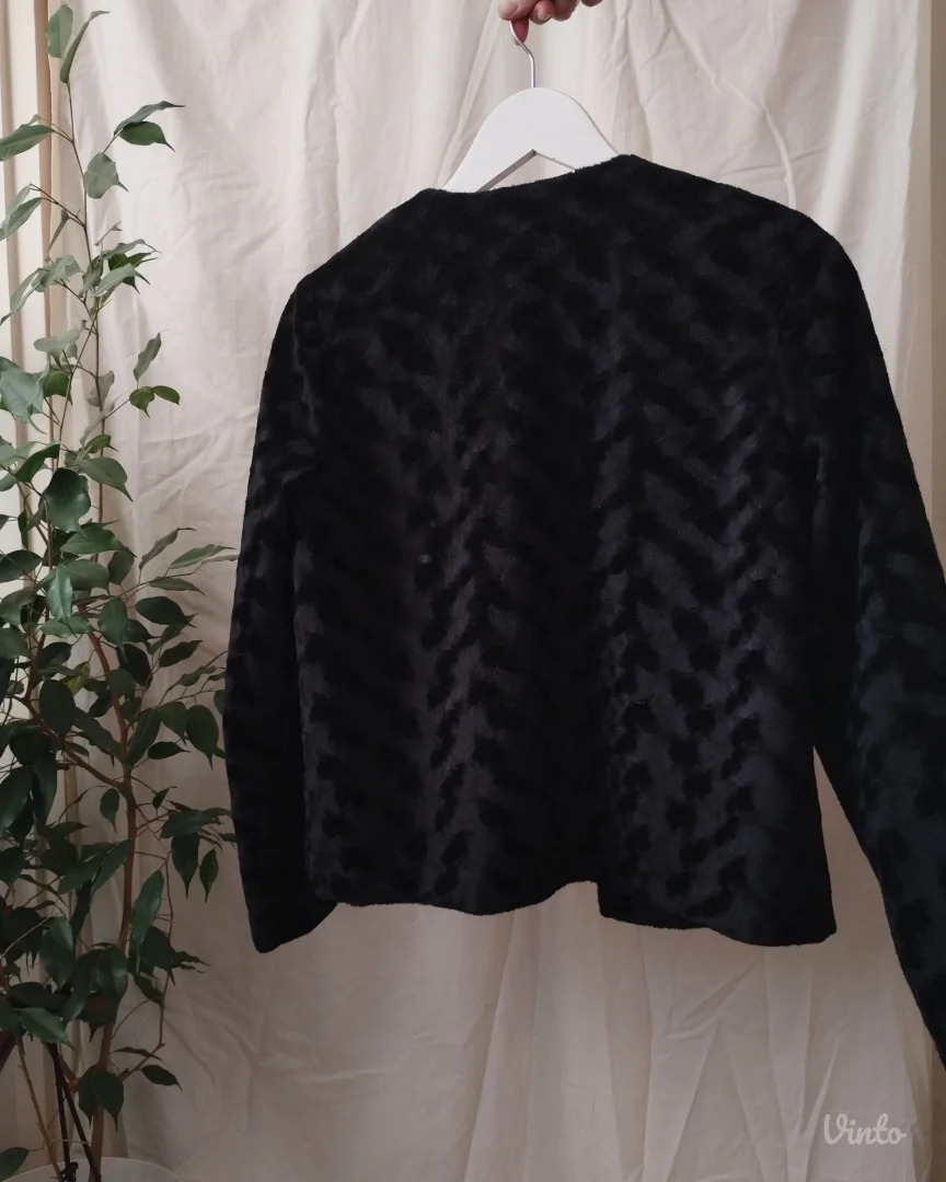 Eko crna jakna-bunda