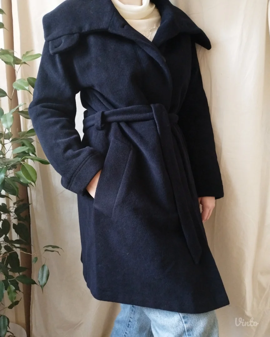 HÜCKE MODE COLLECTION kaput od angora i jagnjeće vune