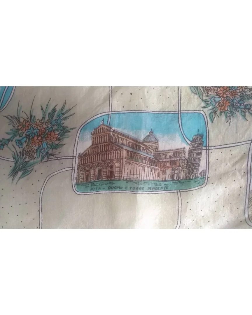 vintage svilena marama - Italija
