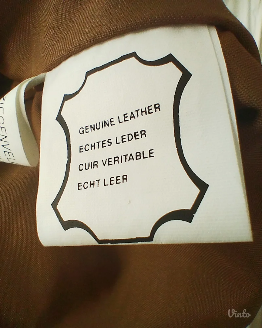 vintage kožni top