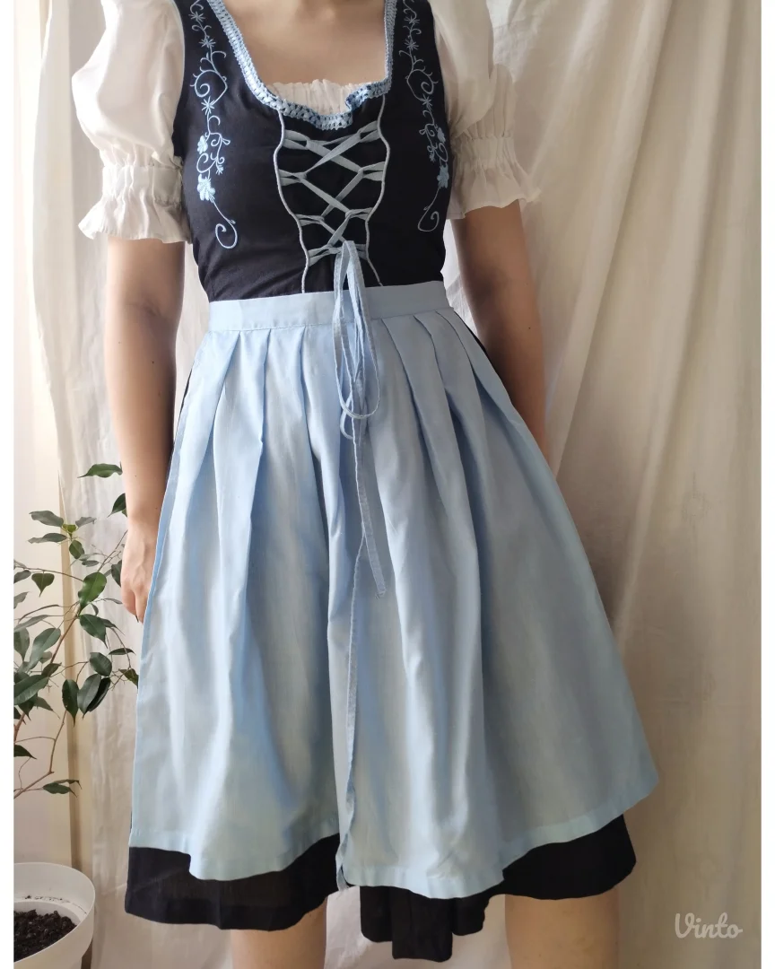 Bongossi-Trade dirndl set – haljina, bluza i kecelja