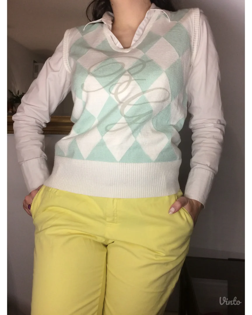 BRAX GOLF argyle prsluk