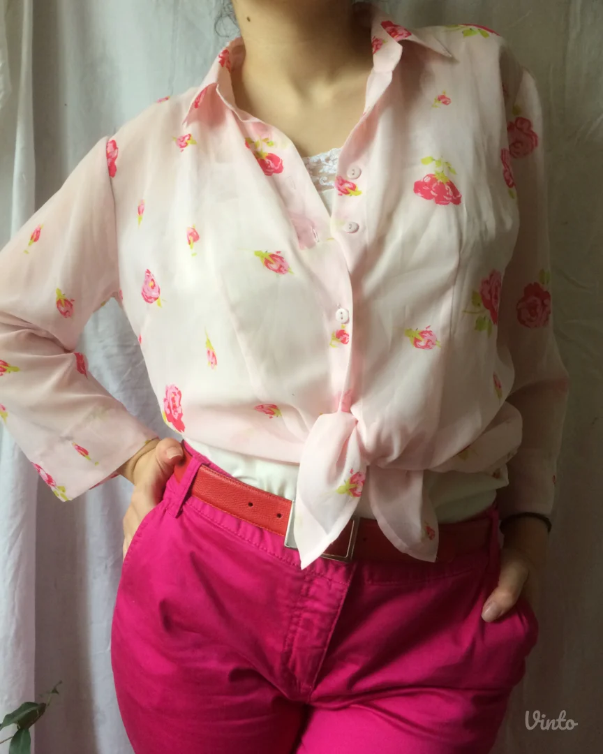 Providna košulja sa cvetnim printom