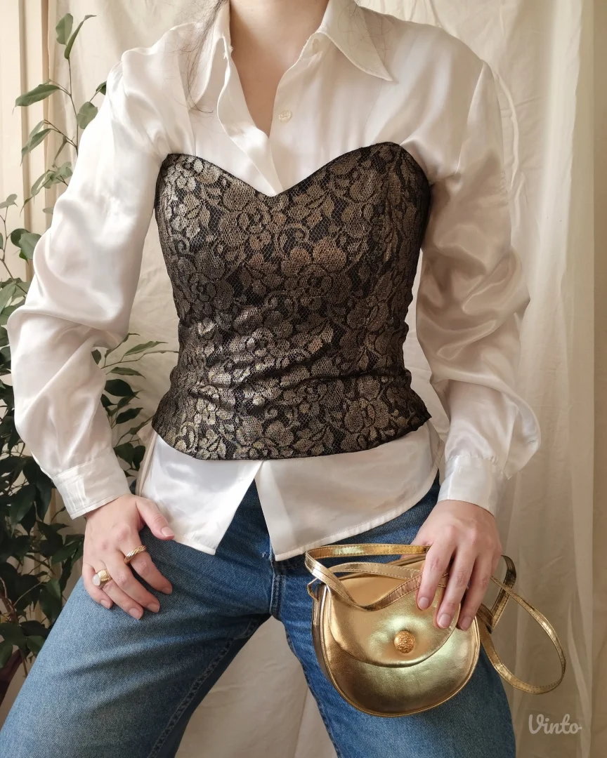 Vintage Vera Mont korset — Made in W. Germany (1980s)