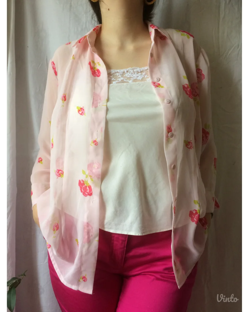 Providna košulja sa cvetnim printom