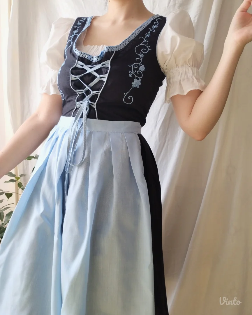 Bongossi-Trade dirndl set – haljina, bluza i kecelja