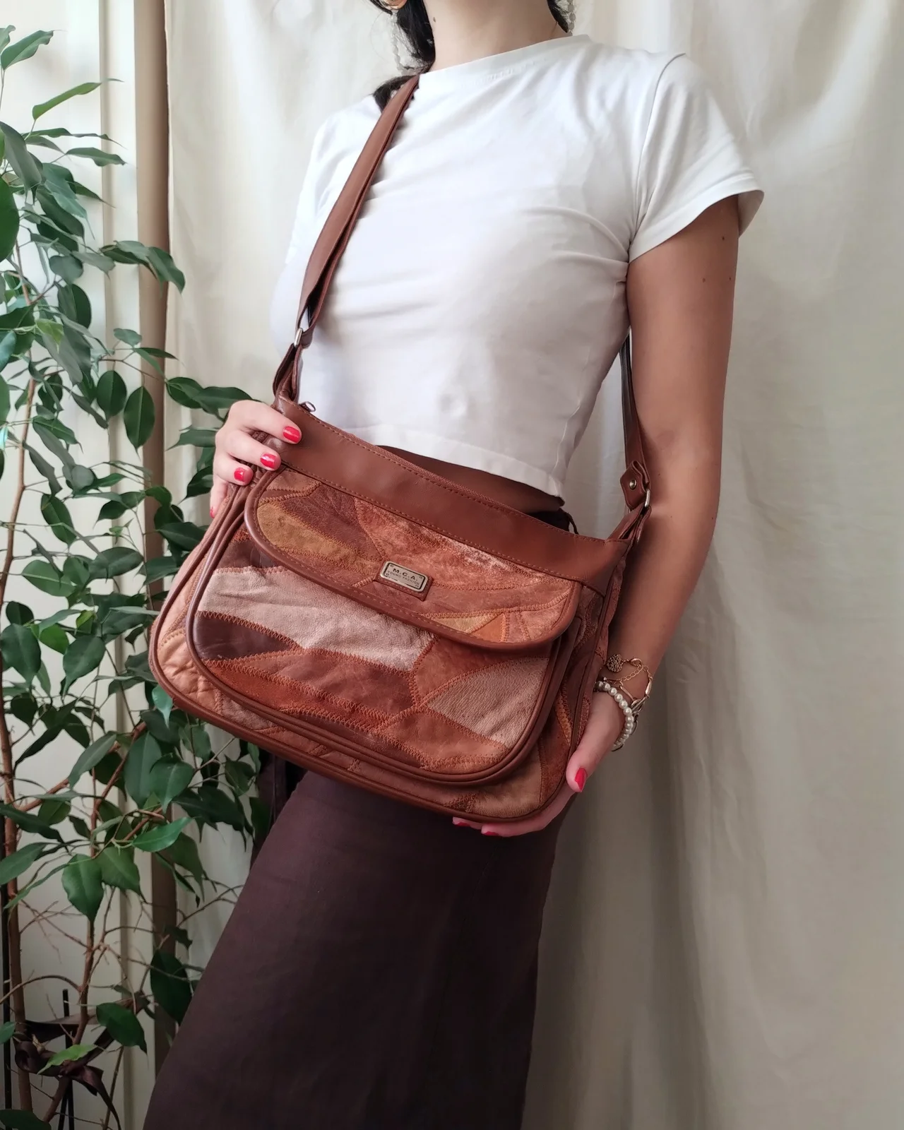 Y2K patchwork torba
