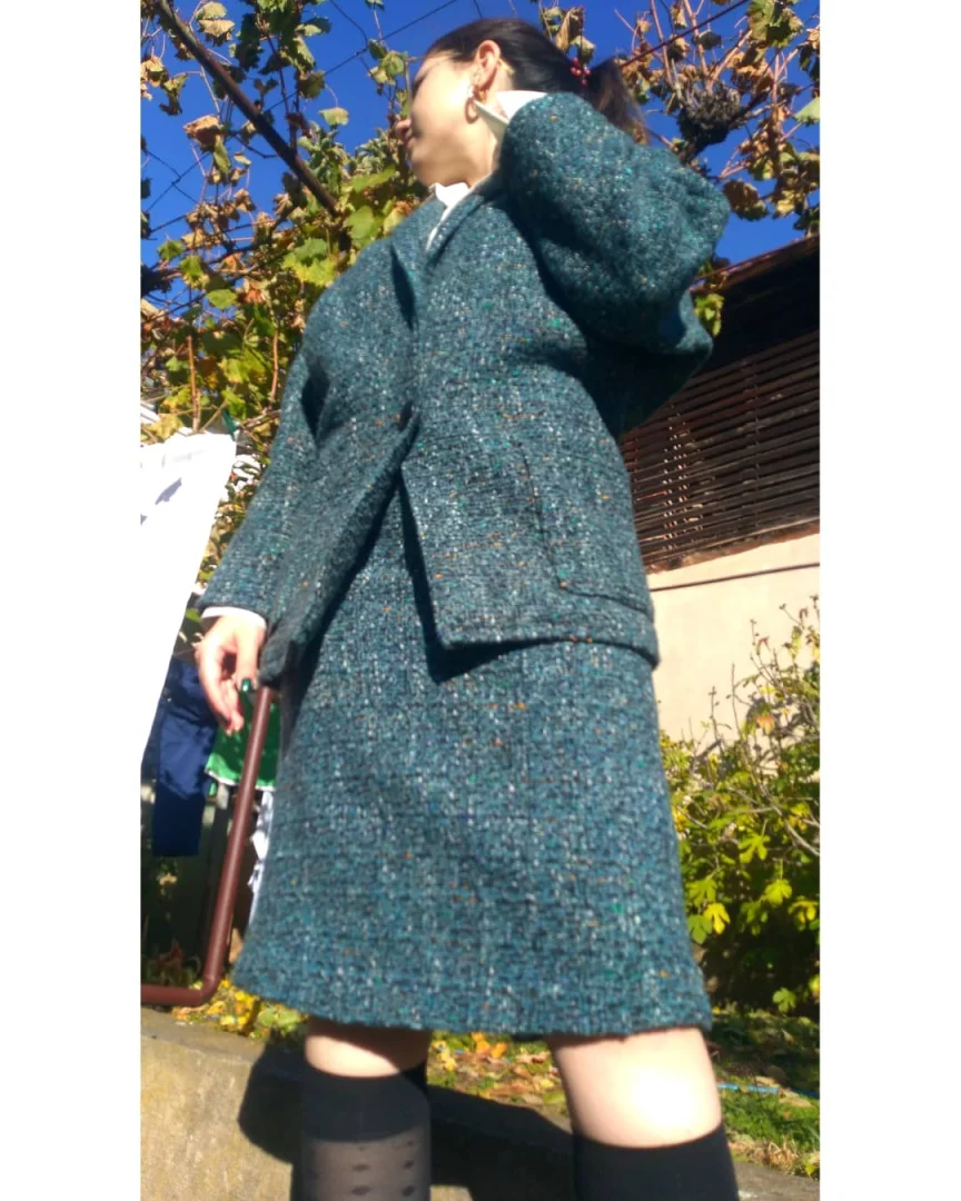 MODNA KONFEKCIJA ZAGREB — vintage komplet (blejzer + suknja)