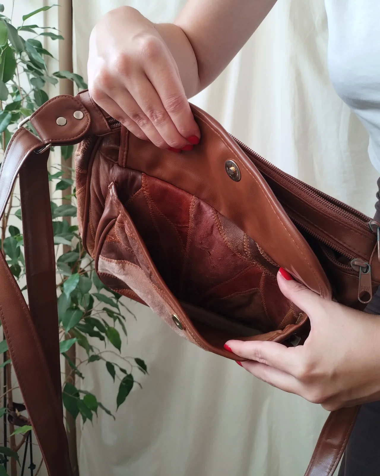 Y2K patchwork torba