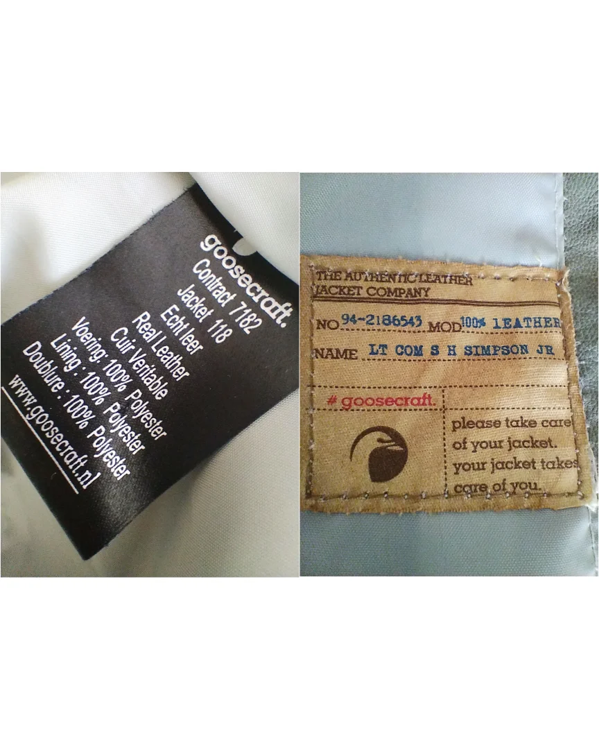 Vintage Goosecraft kožna jakna