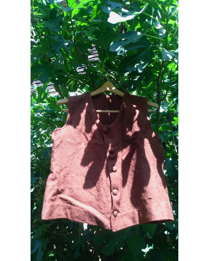 Vintage braon prsluk