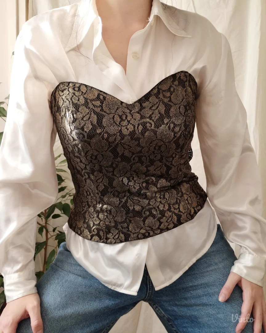 Vintage Vera Mont korset — Made in W. Germany (1980s)