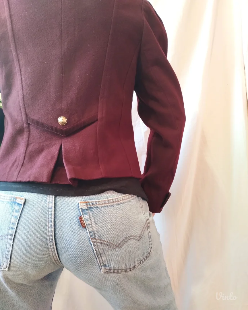 vintage BASLER sako sa zlatnim dugmićima