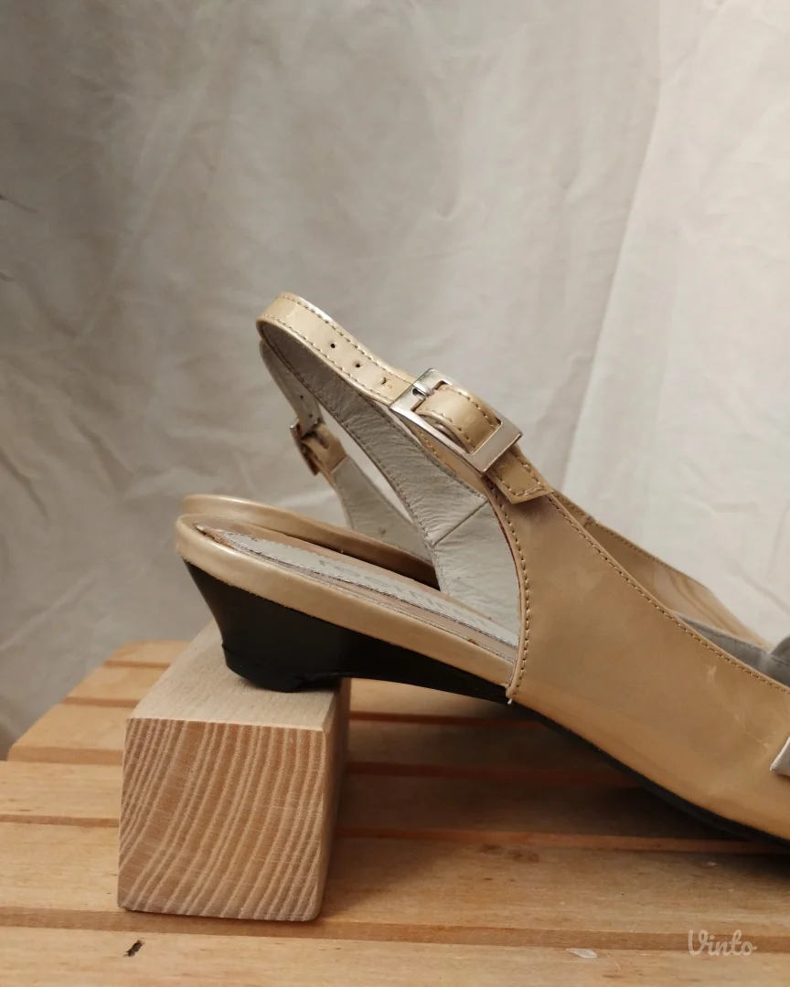 Vintage nude slingback salonke – FeelFirst