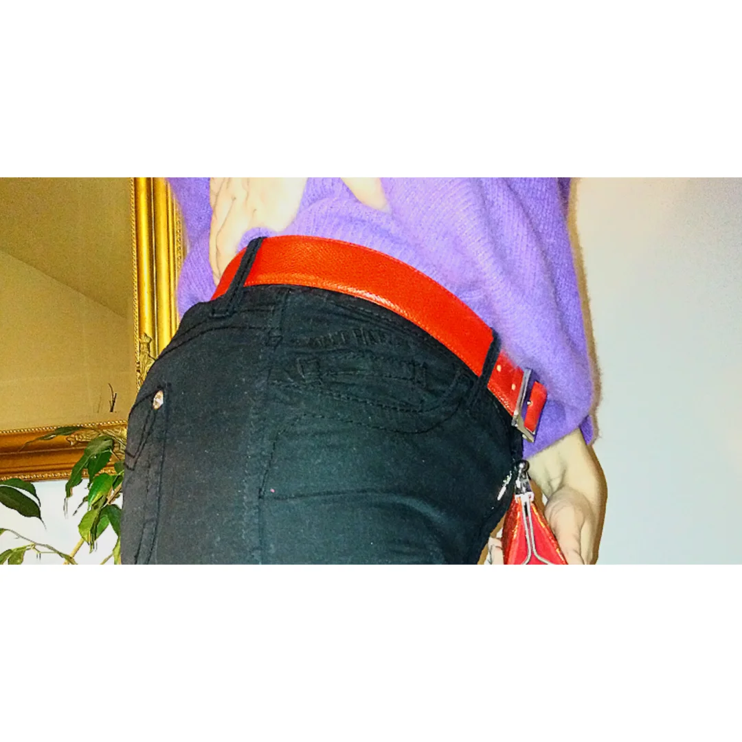 BLUE FIRE crne pantalone