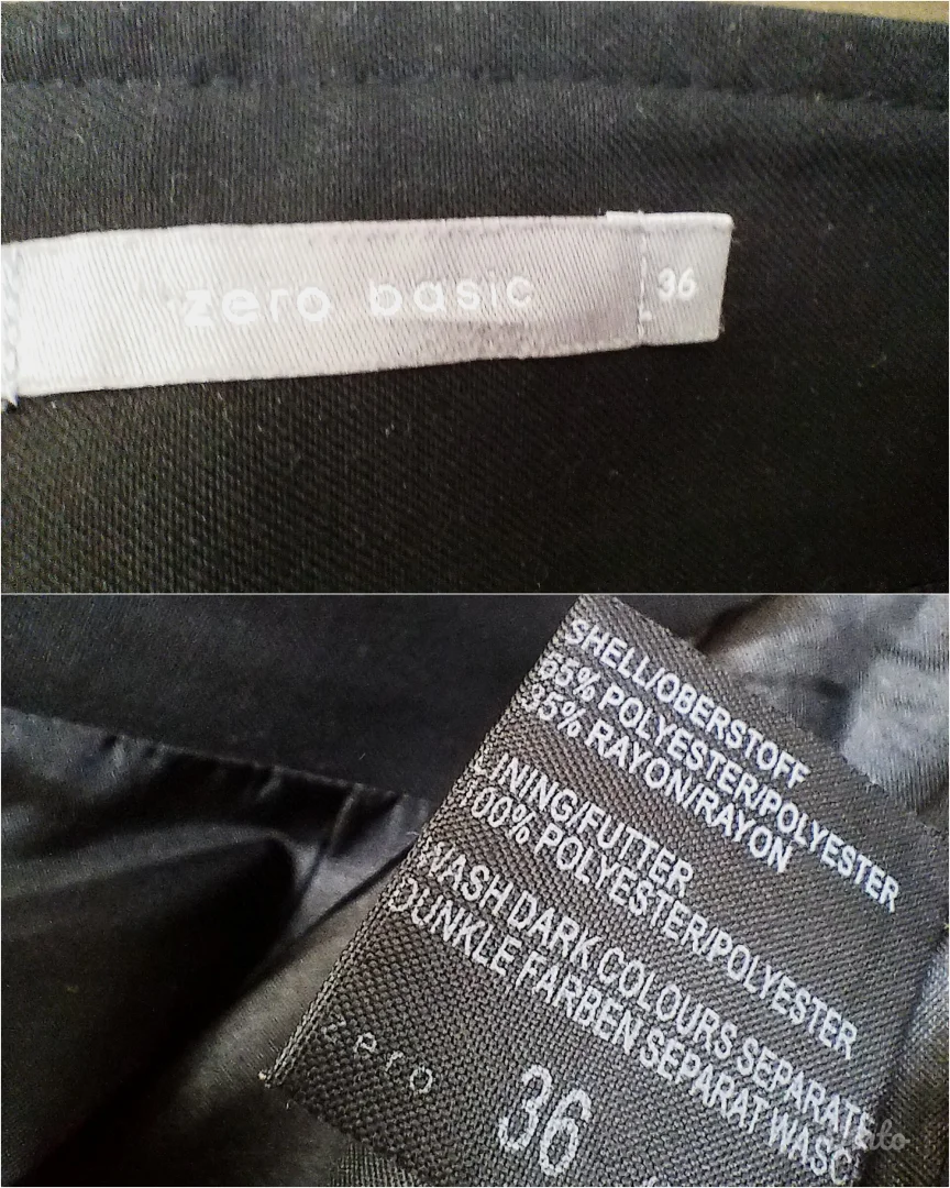 Zero Basic crna suknja