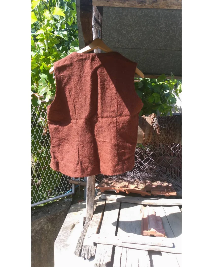 Vintage braon prsluk