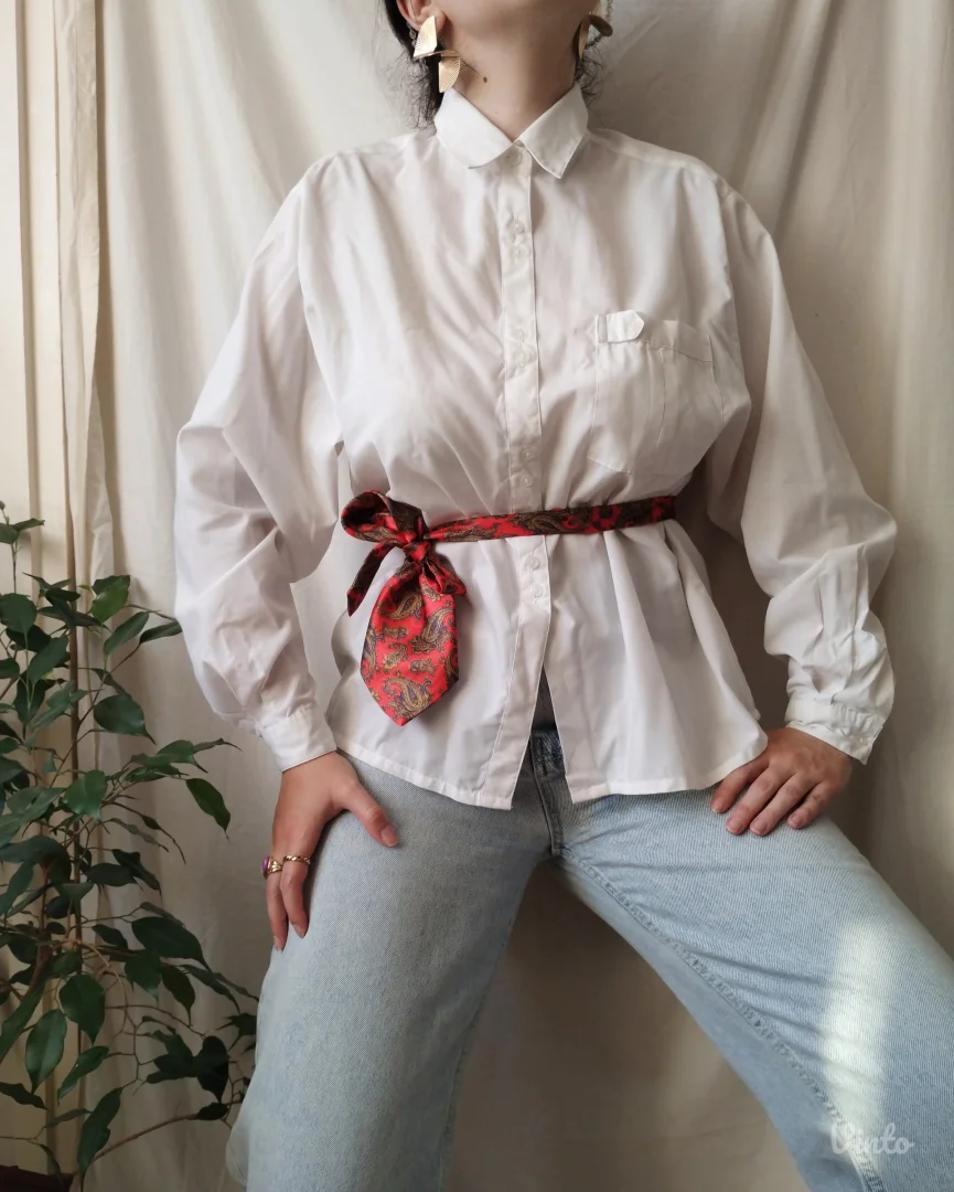 Oversized bela košulja