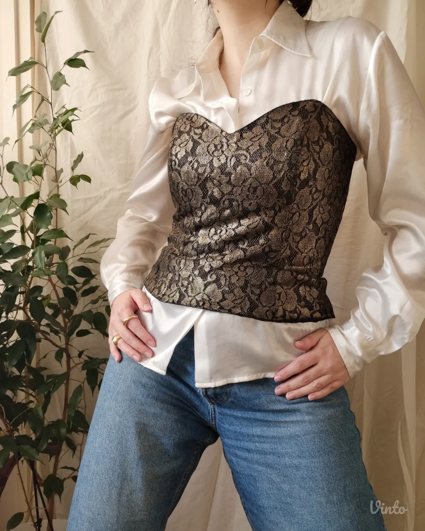 Vintage Vera Mont korset — Made in W. Germany (1980s)