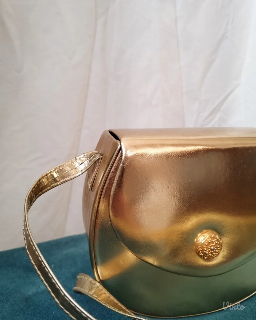 vintage PICARD zlatna torbica