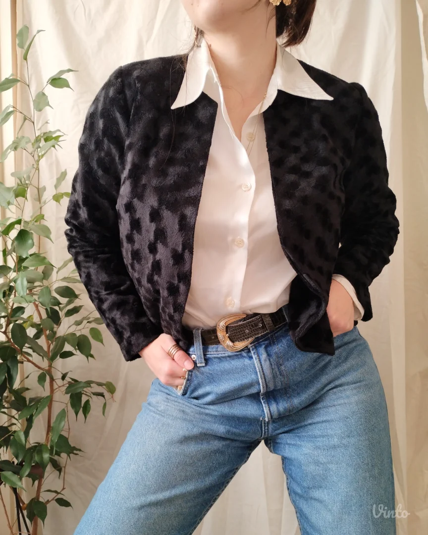 Eko crna jakna-bunda