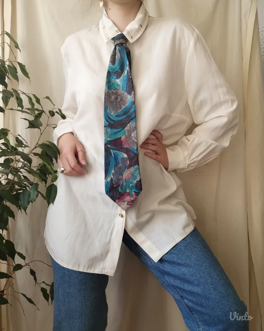 vintage Tino Cosma svilena kravata