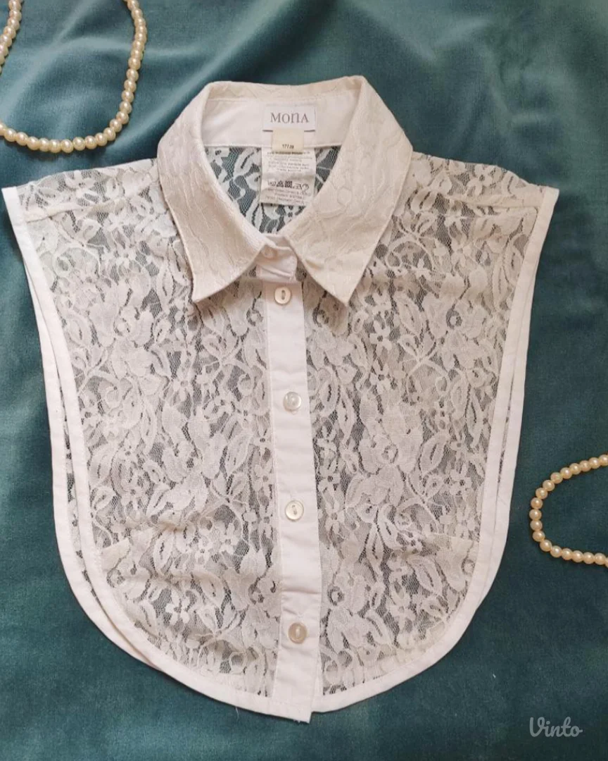 MONA čipkasta kragna-ogrlica